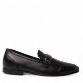 Italian Men Black Leather Shoes #4961